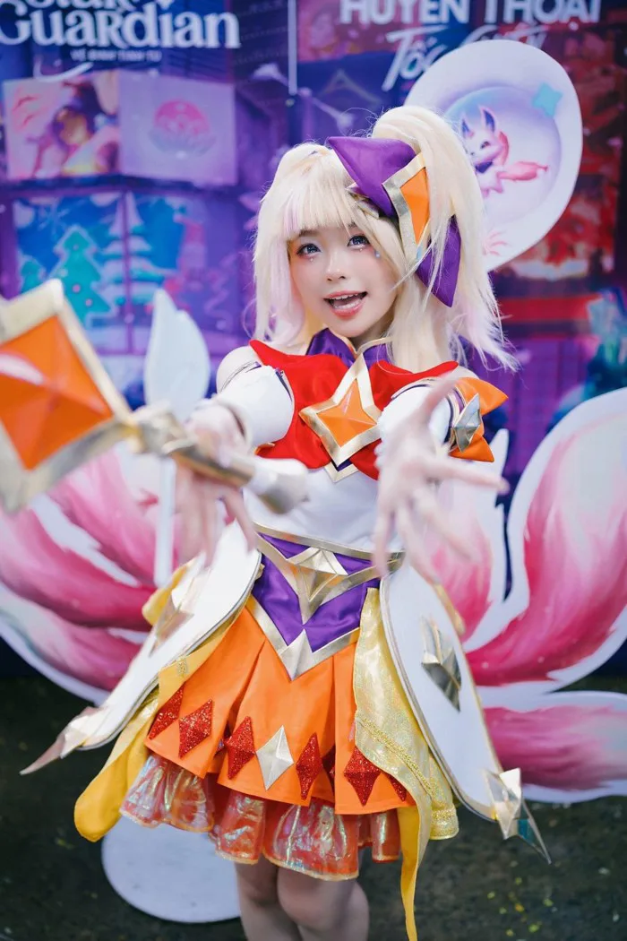 Cosplay nữ tướng Seraphine, nữ MC LMHT Tốc Chiến được khen ngợi hết lời