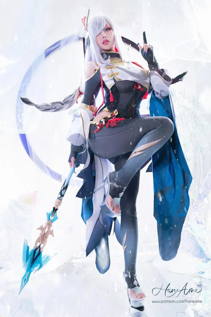 Cosplay Shenhe trong Genshin Impact bởi HaneAme : r/Genshin_Impact