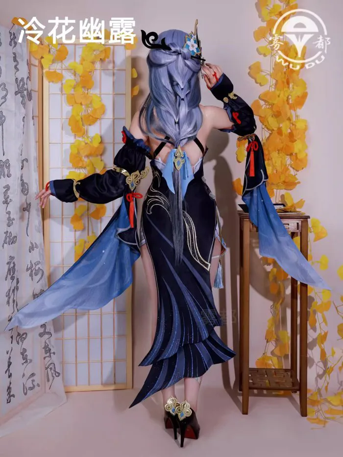 ORDER] Trang Phục COSPLAY Shenhe Skin Giọt Sương Hoa Băng – Genshin Impact  | Wudu | MYPYSTORE | Shopee Việt Nam