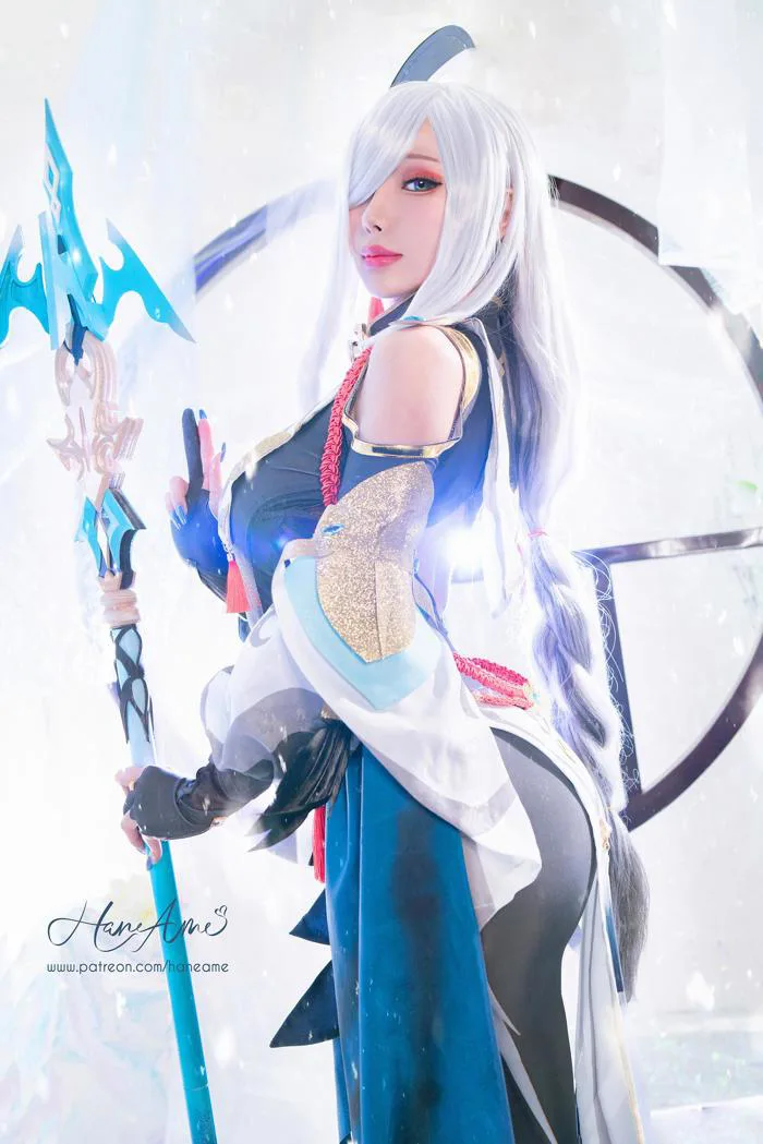 Cosplay Shenhe trong Genshin Impact bởi HaneAme : r/Genshin_Impact