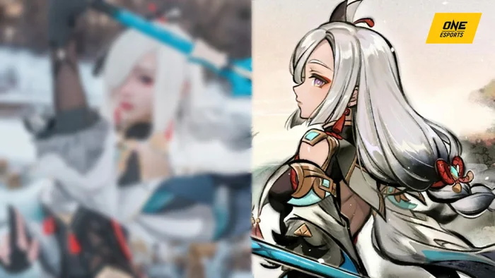 Graceful Shenhe cosplayer takes you to real-life Dragonspine | ONE Esports