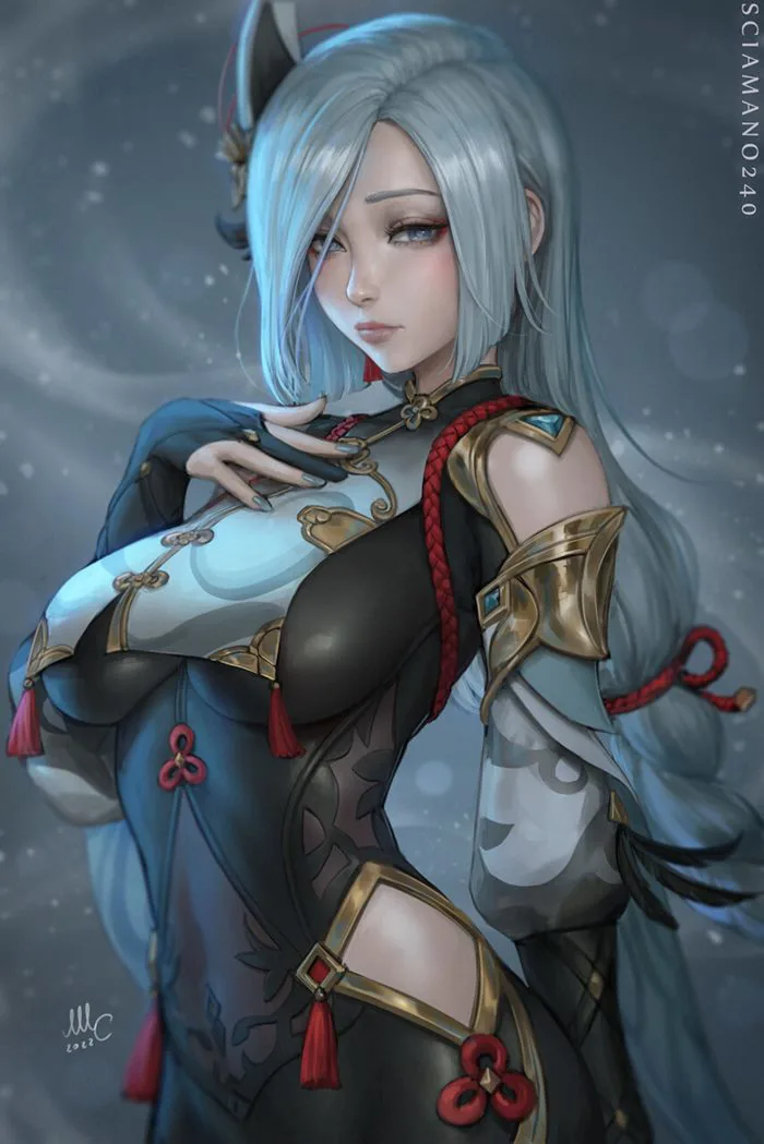 Fan thế giới vào tia thánh nữ cosplay Việt trong loạt ảnh cosplay Shenhe