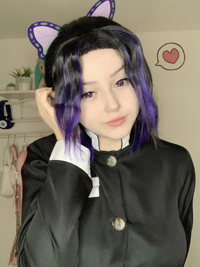 Cosplay Shinobu do mình thực hiện 💜 : r/KimetsuNoYaiba