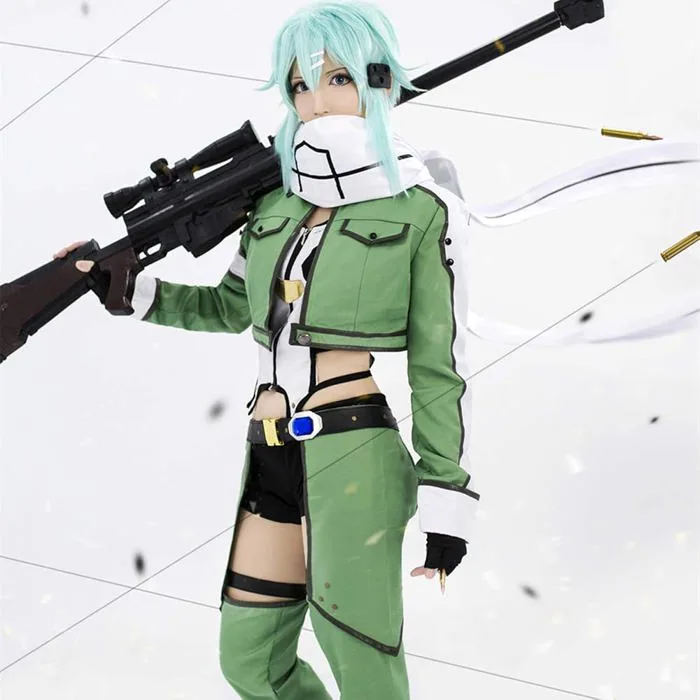 Sword Art Online Asaada Shino Sinon Cosplay Costume Sword Art Online Asada Shino Sinon Cosplay Costume : Clothing, Shoes & Jewelry - Amazon.co.jp