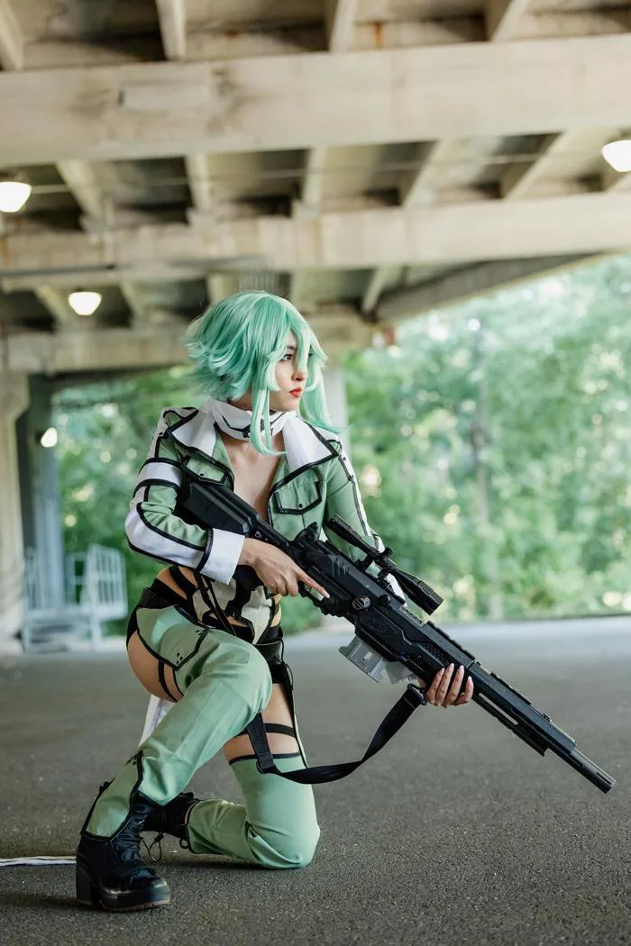 bộ cosplay Sinon của mình : r/swordartonline