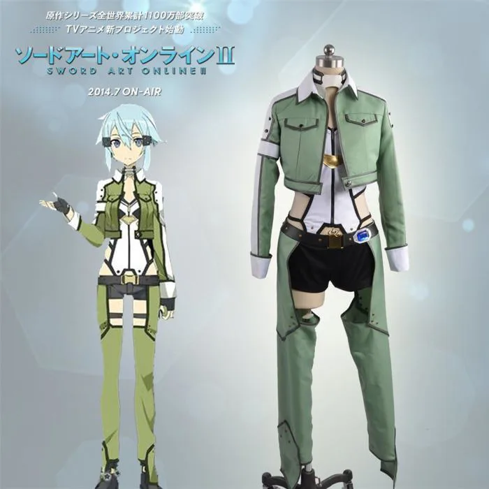Amazon.co.jp: Sword Art Online Asaada Shino Sinon Cosplay Costume Sword Art Online Asada Shino Sinon Cosplay Costume : Clothing, Shoes & Jewelry