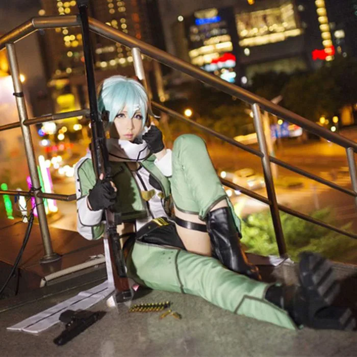 Amazon.co.jp: Sword Art Online Asaada Shino Sinon Cosplay Costume Sword Art Online Asada Shino Sinon Cosplay Costume : Clothing, Shoes & Jewelry