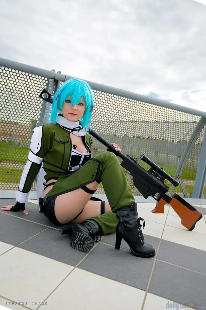 Sinon from Sword Art Online 2 - Daily Cosplay .com