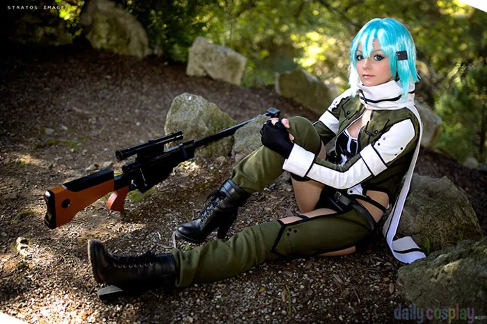 Sinon from Sword Art Online 2 - Daily Cosplay .com