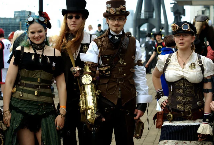 SteamPunk at MCM London Comic Con | Steam punk cosplayers at… | Flickr