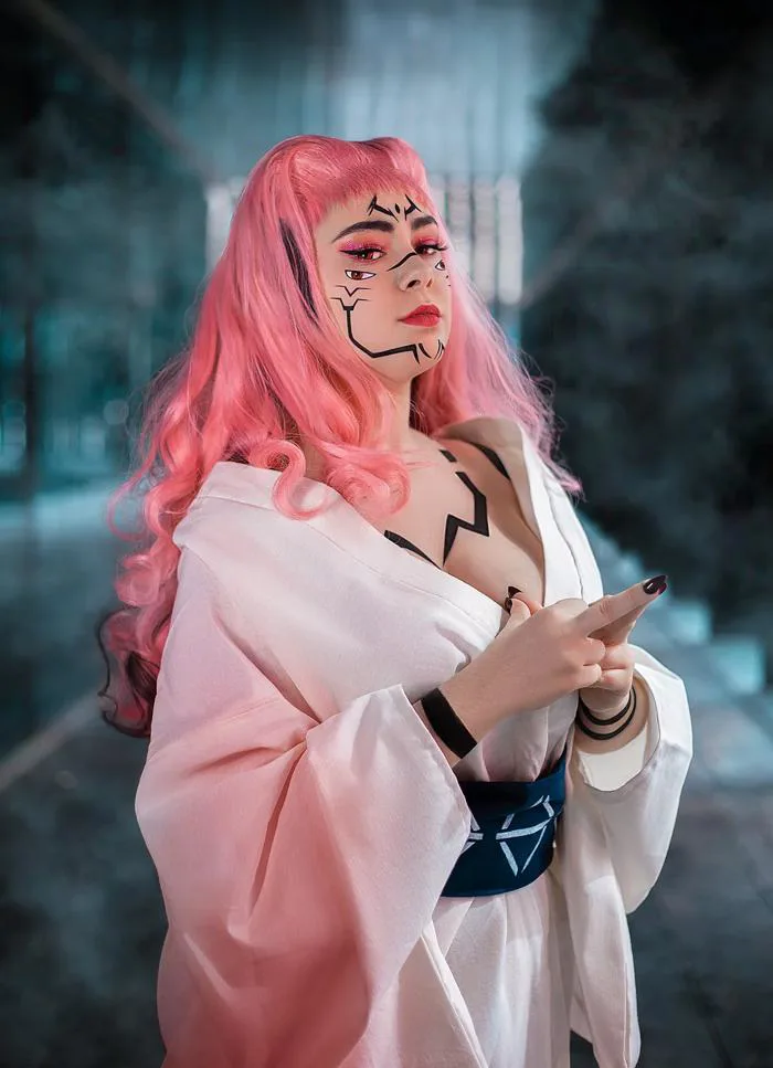 Vài ảnh cosplay Sukuna phiên bản nữ của mình nè! : r/Jujutsufolk