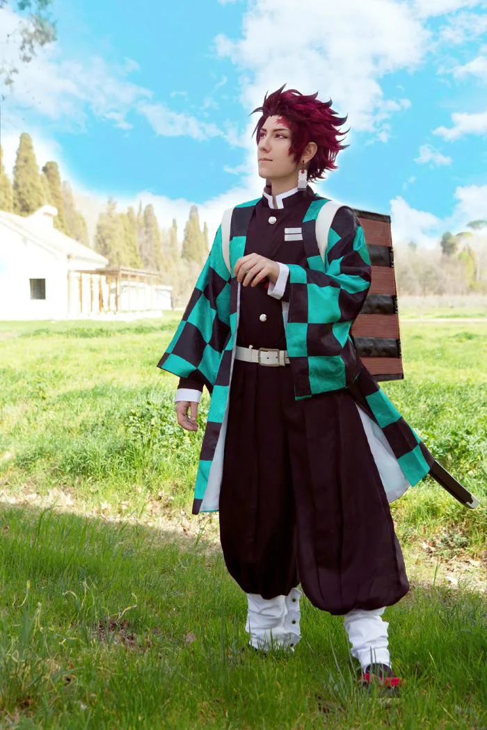 Tự đăng] Cosplay Tanjiro Kamado của tôi : r/KimetsuNoYaiba