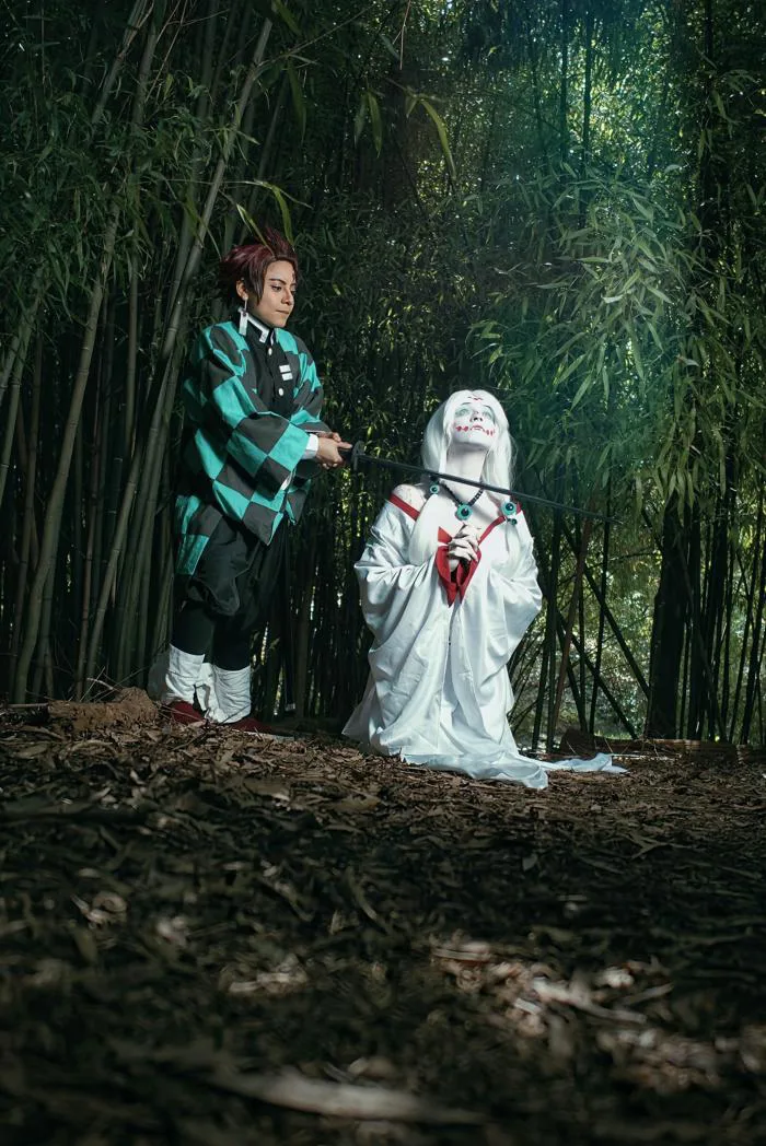 Cosplay Tanjiro và Mẹ Nhện Quỷ do tôi và Mysticartscosplay thực hiện! :  r/KimetsuNoYaiba