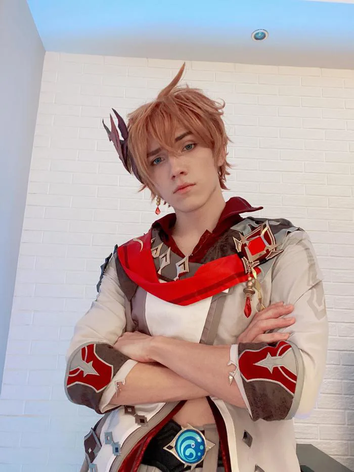 My Tartaglia cosplay:) : r/Genshin_Impact