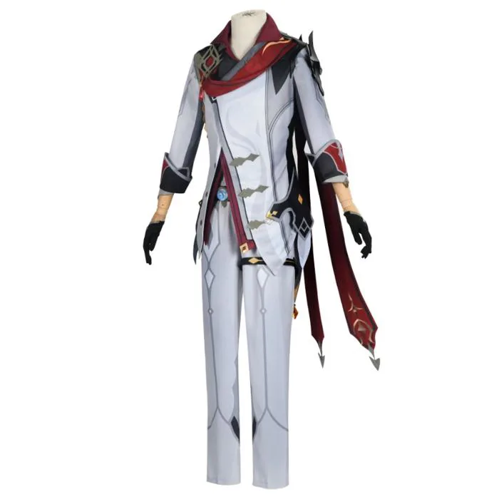 Deluxe Genshin Impact Tartaglia Childe Cosplay Costume Uniform-Takerlama
