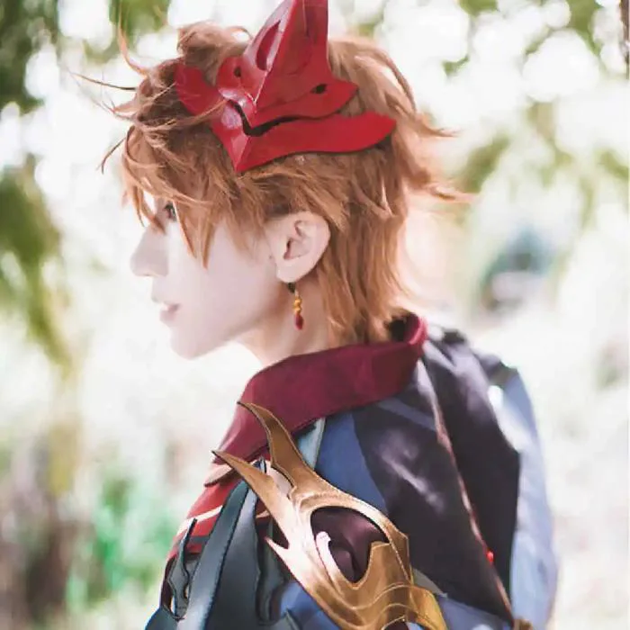 Deluxe Genshin Impact Tartaglia Childe Cosplay Costume Uniform-Takerlama