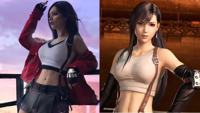 Nữ coser Tifa khiến dân tình náo loạn với vòng eo con kiến và góc nghiêng  thần thánh