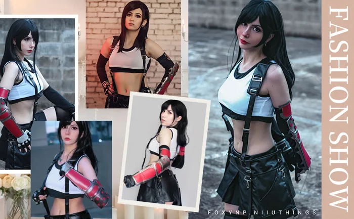 Mua LTAKK Tifa Lockhart Cosplay Costume FF7 Remake Full Set Outfits  Halloween, XXL trên Amazon Mỹ chính hãng 2026 | Fado