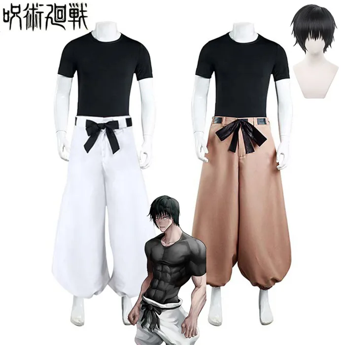 Fushiguro Toji Trang Phục Hóa Trang Anime Jujutsu Kaisen Quần Tóc Giả  Halloween Rave Chiến Đấu Toji Fushiguro Trang Phục Hóa Trang Cho Nam Nữ