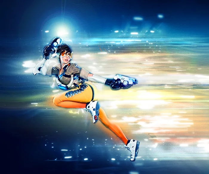 Tracer cosplay by Tasha, Overwatch Video Game Fan Art (1) | Images ::  Behance