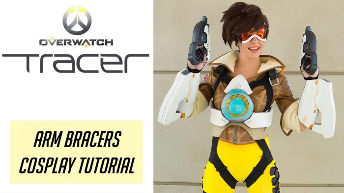 Tracer Cosplay Tutorial - Arm Bracers & Gloves