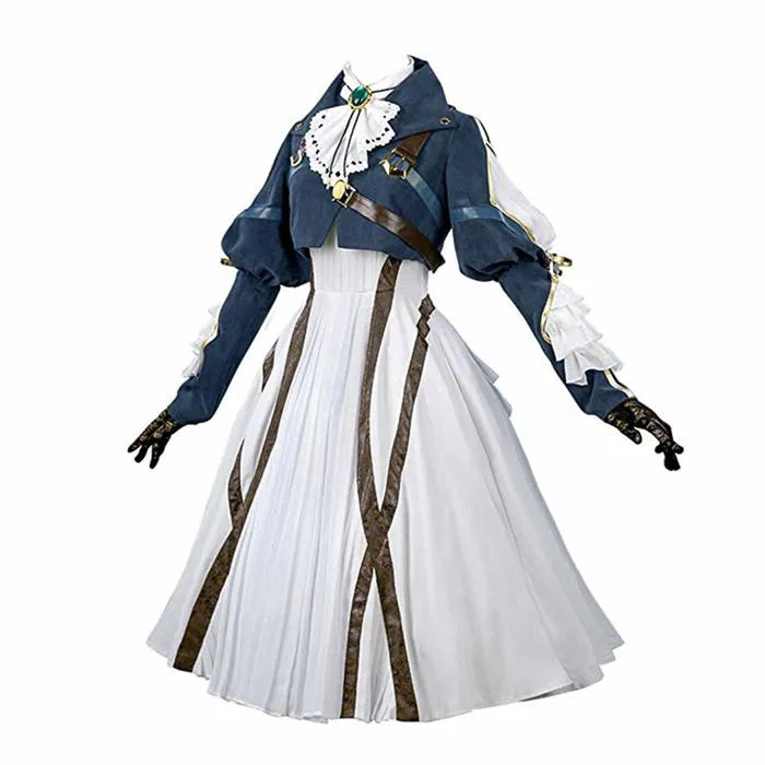 Mua Nuoqi Violet Evergarden Cosplay Costume Womens Anime Uniforms Suit,Dark  Blue,X-Large trên Amazon Mỹ chính hãng 2026 | Fado