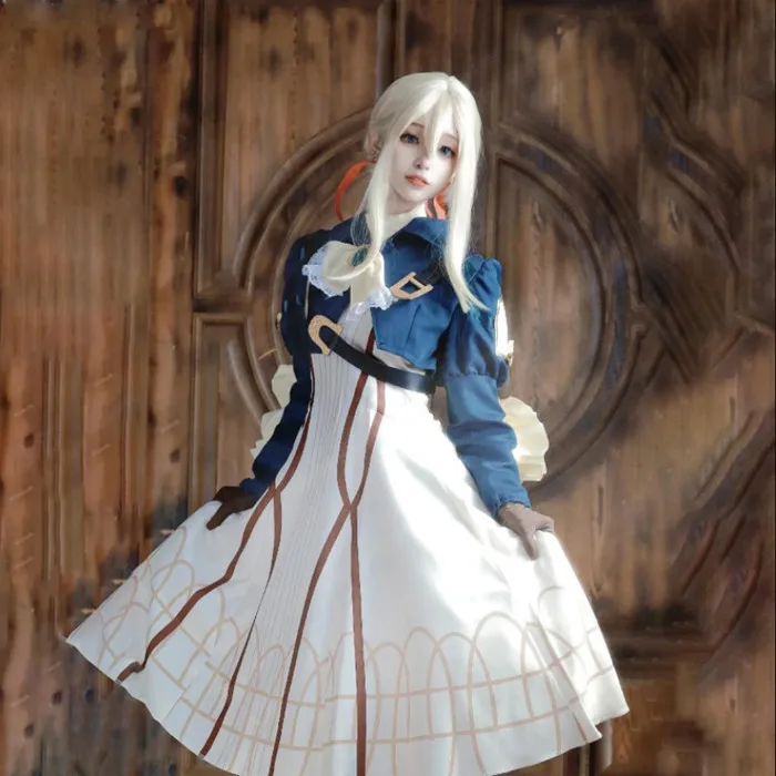 Violet Cosplay Violet Evergarden Trang Phục Hóa Trang Đảng Quần Áo Vai Trò  Chơi Coser Đầm | Shopee Việt Nam