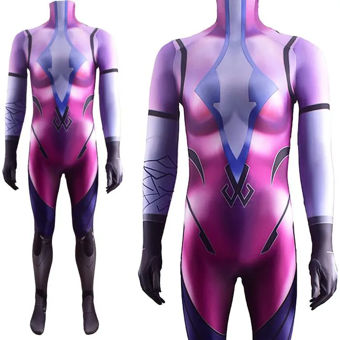 Overwatch Widowmaker Cosplay Costume Kids Adults-Takerlama