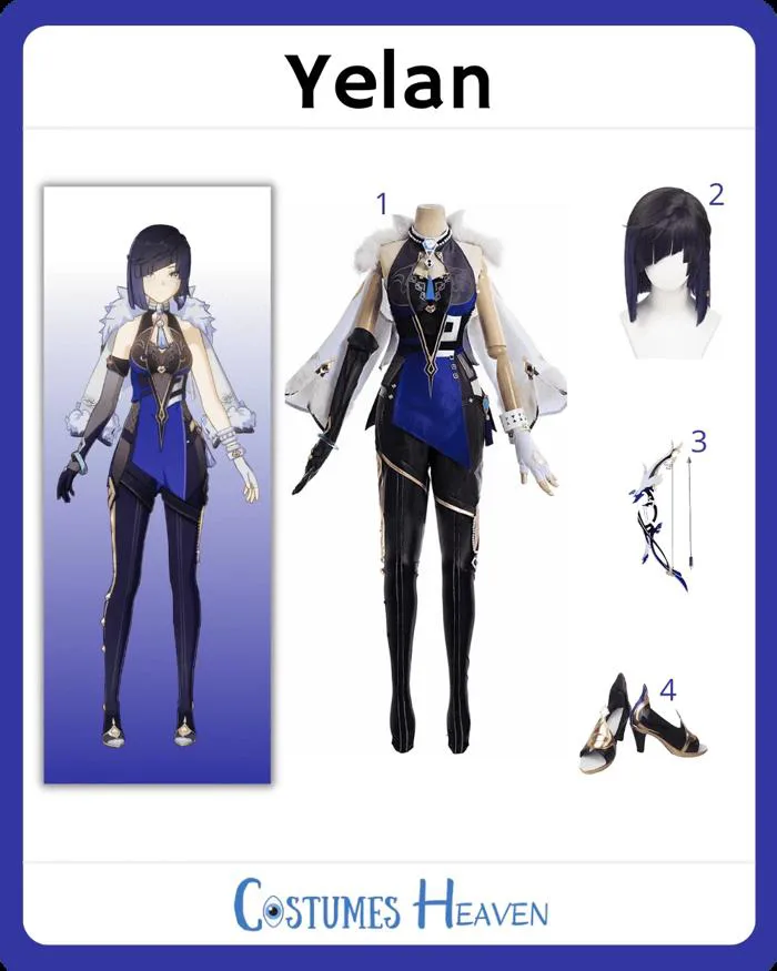 Yelan Cosplay - Quda Halloween