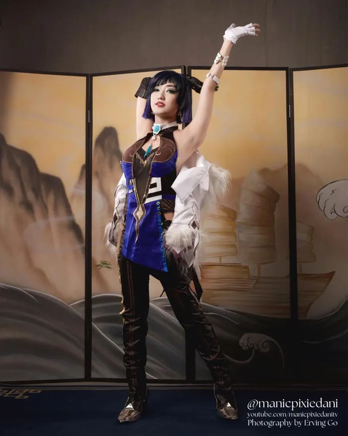 Dạo này gacha Yelan thế nào rồi? Chia sẻ cosplay Yelan của tớ nè 💙🦋 :  r/Genshin_Impact