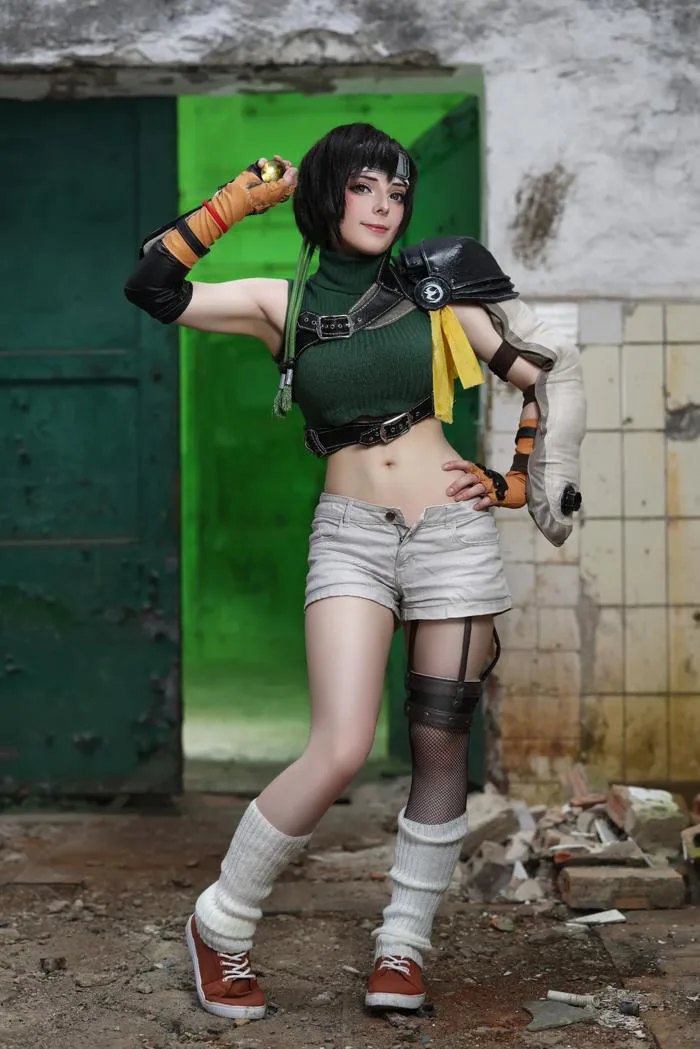 OC] My selfmade Yuffie cosplay! Photo by malimoria. (Forgive me for wearing  the armor upside down... had to reattach it a lot) : r/FinalFantasy