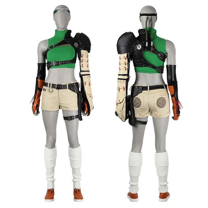 Yuffie Cosplay Costume FF7 Remake Intergrade Yuffie Kisaragi Uniform H –  ACcosplay