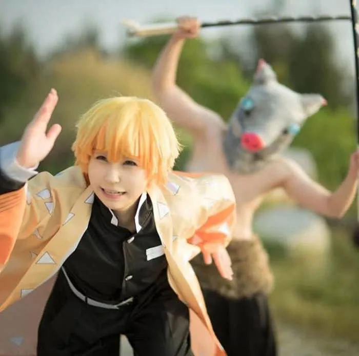 Kimetsu no Yaiba: Ngắm bộ 3 Zen-Tan-Ino tiếp tục tấu hài bước ra đời thật  qua loạt ảnh cosplay siêu dễ thương