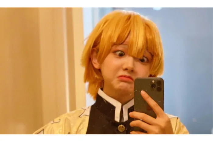 Chết cười! Nữ coser đáng yêu nhất cosplay Zenitsu Kimetsu No Yaiba và cái  kết ngáo không tả!