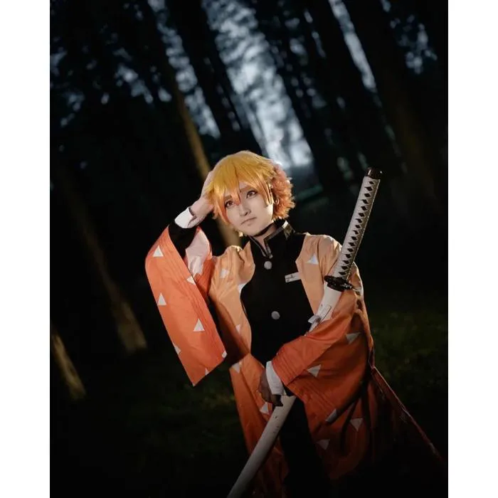 Chuẩn bị cosplay Zenitsu Kimetsu no Yaiba nhanh & dễ : r/cosplayprops
