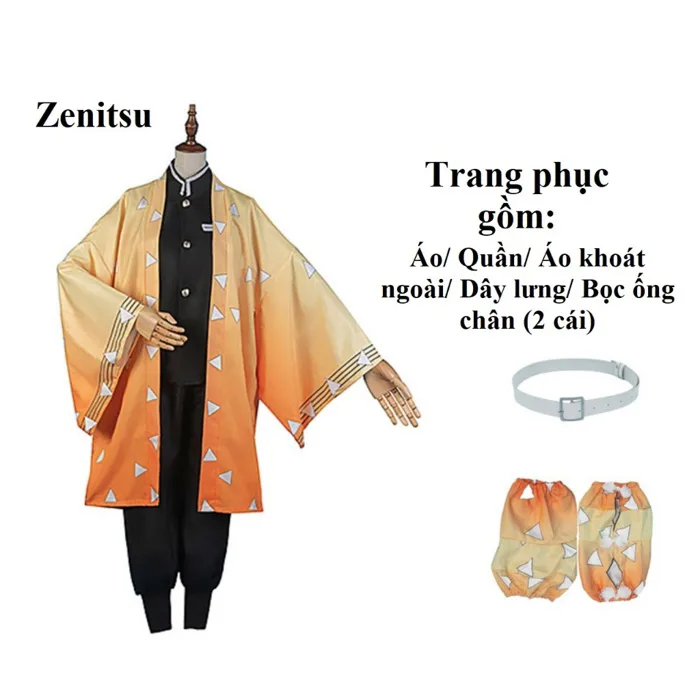 Có Sẵn) Trang phục Cosplay nhân vật Zenitsu trong Kimetsu no Yaiba Sát Đoàn  Diệt Quỷ Demon Slayer | Shopee Việt Nam