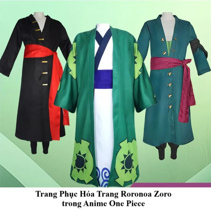 Có Sẵn) Trang phục Cosplay Roronoa Zoro trong Onepiece cực kỳ ngầu lòi phù hợp cosplay hóa trang Halloween | Shopee Việt Nam