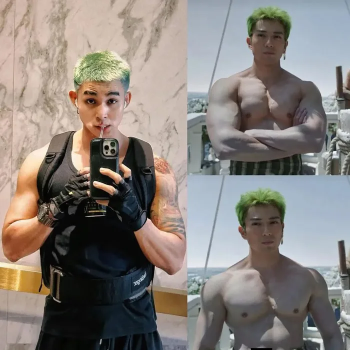 Zoro tóc xanh