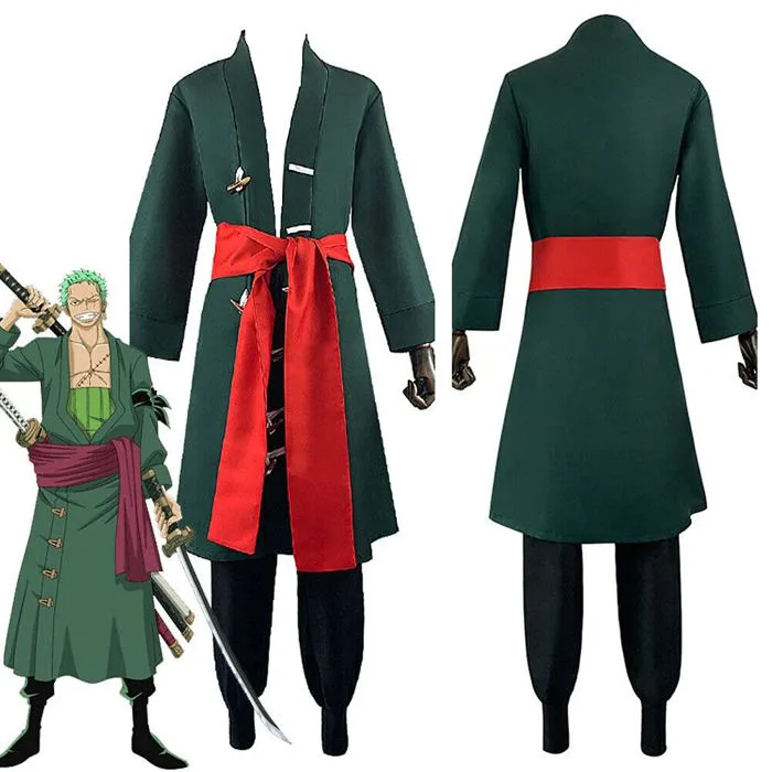 Mua Cosplay Life One Piece Roronoa Zoro Cosplay Costume - Pirate Hunter Japanese Anime and Manga Outfit Halloween Costumes trên Amazon Mỹ chính hãng 2026 | Fado