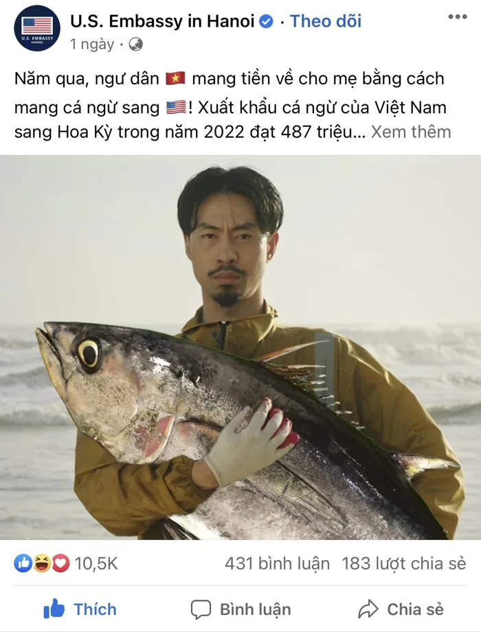 Hình ảnh Đen Vâu bất ngờ xuất hiện trên fanpage Đại sứ quán Mỹ, biết được  nguyên nhân mới khiến hàng triệu người vỡ òa