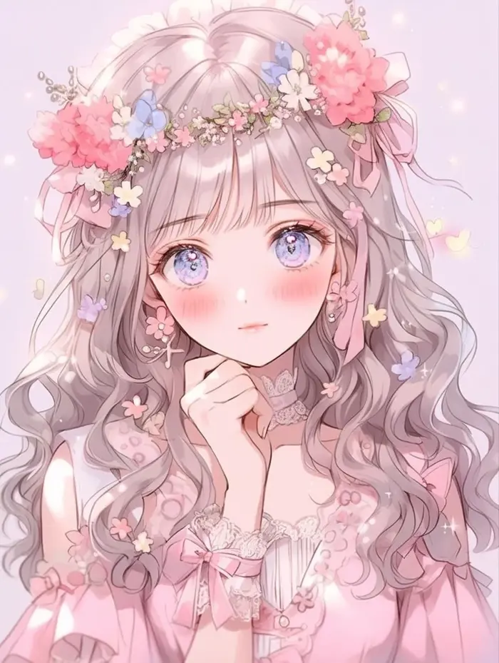 Những ảnh anime gái xinh lung linh đẹp tựa nữ thần
