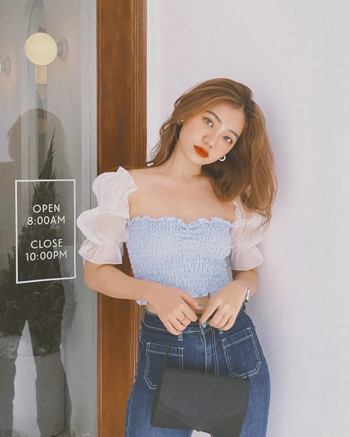 10 mẫu áo crop top tay bồng “đẹp xịn” và địa chỉ mua