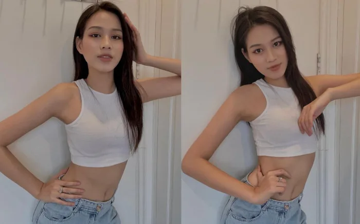 Đăng ảnh mặc croptop, Hoa hậu Đỗ Thị Hà được 'xin vía' cho eo thon - Saostar.vn