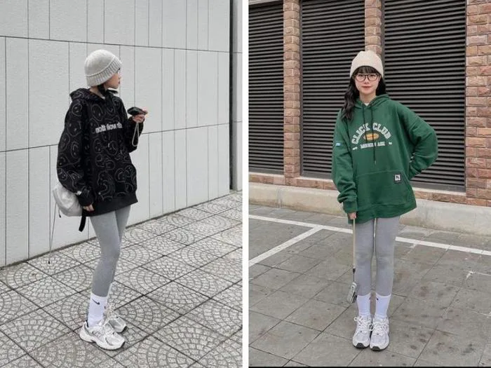 21+ cách phối đồ với áo hoodie nữ năng động, chuẩn gái Hàn