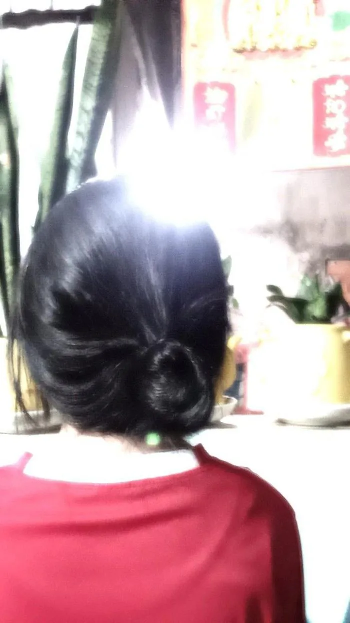 ảnh búi tóc