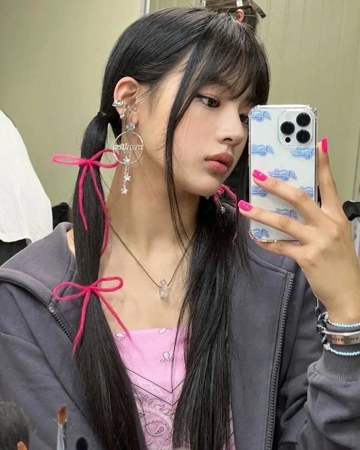 Buộc tóc hai bên là bí kíp hack tuổi đỉnh cao của sao Hàn