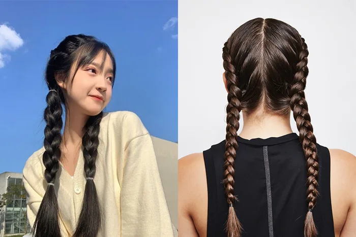 10 kiểu tết tóc 2 bên đáng yêu, dễ thương, diện váy áo đều xinh