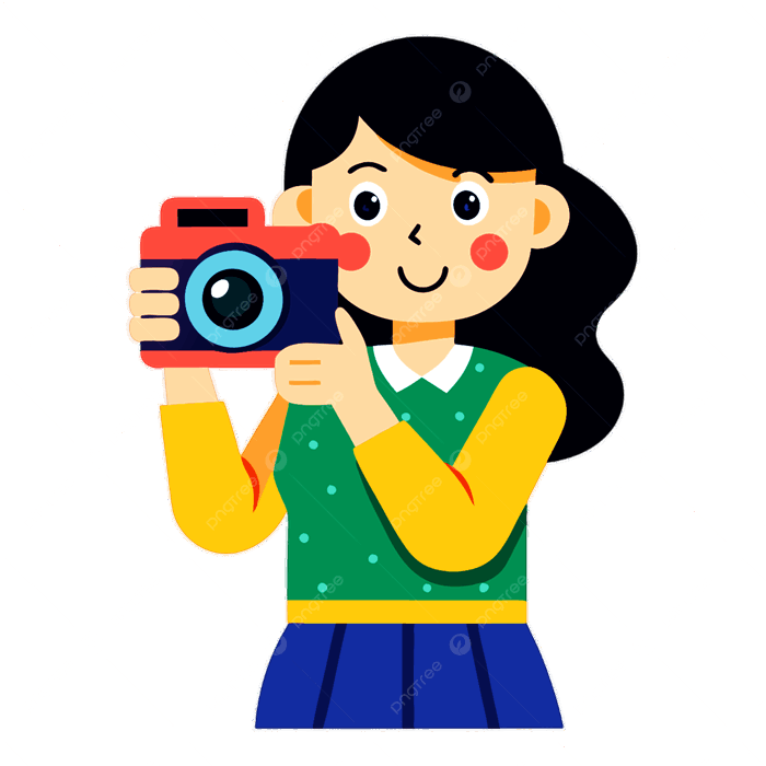 Cô Gái Cầm Máy ảnh Hình ảnh PNG | Vector Và Các Tập Tin PSD | Tải Về Miễn  Phí Trên Pngtree