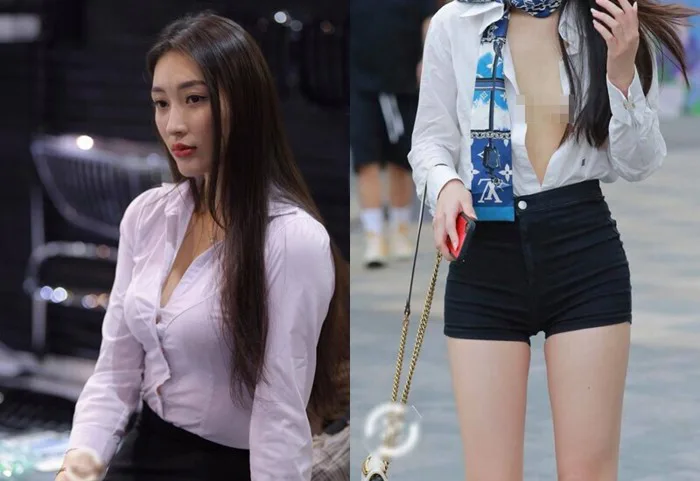 Gái xinh công sở trên bó chặt vòng 1, dưới váy ngắn cũn hớ hênh cực táo bạo khiến đồng nghiệp tức mắt cau mày