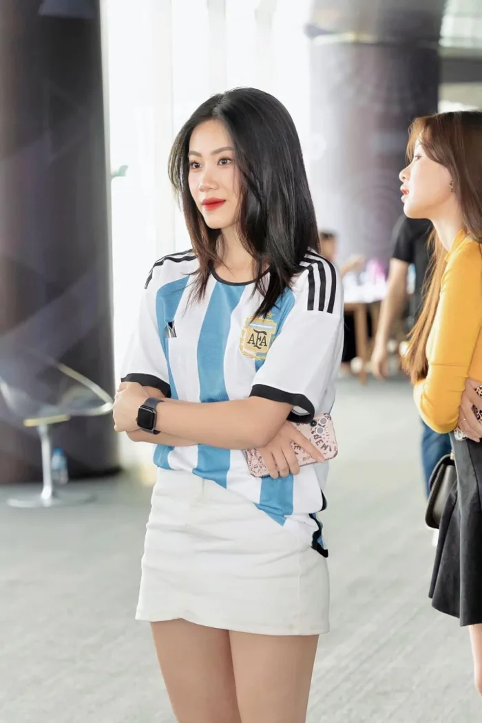 Hot girl Nóng cùng World Cup đội Argentina
